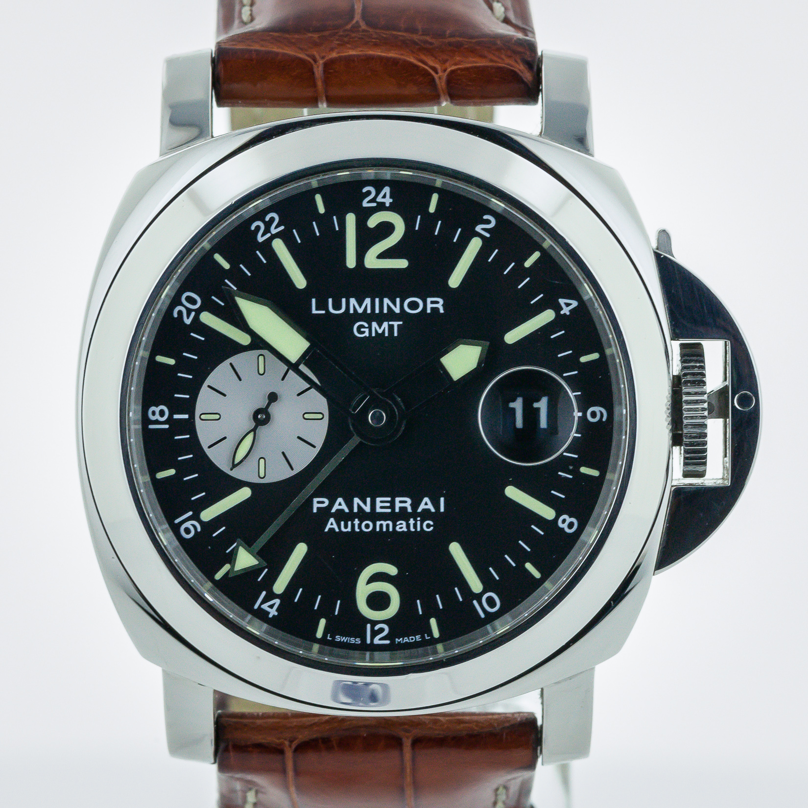 Panerai Luminor GMT Stainless Steel PAM00088 Auto Full Set Box