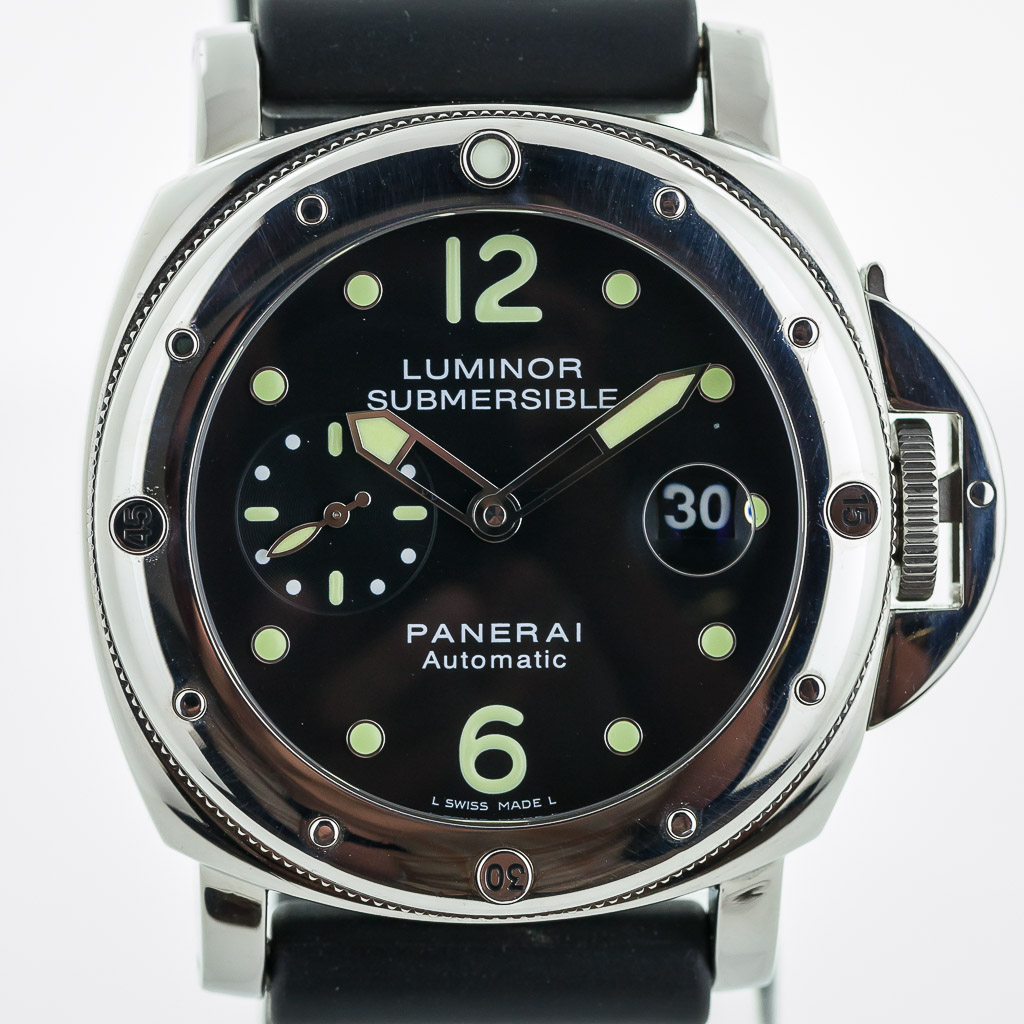 Panerai Luminor Submersible Pam024 C Mens Stainless Steel