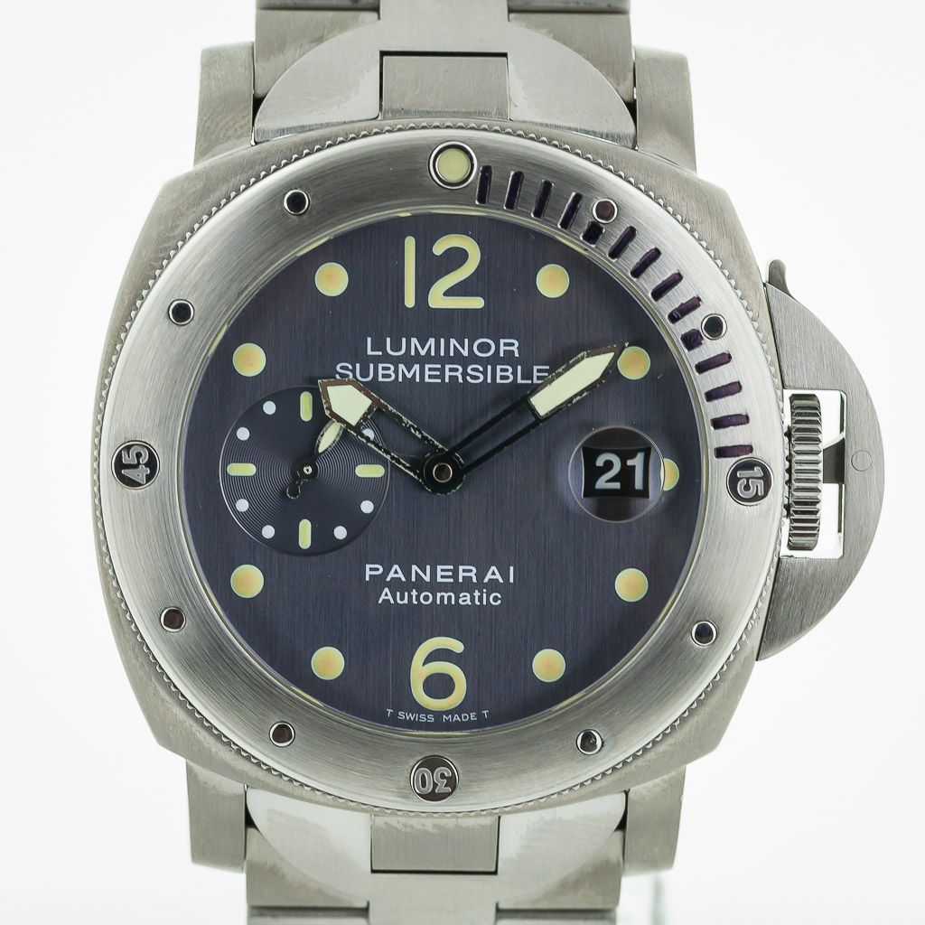 Panerai Luminor Submersible Pam106 Automatic Titanium and Steel