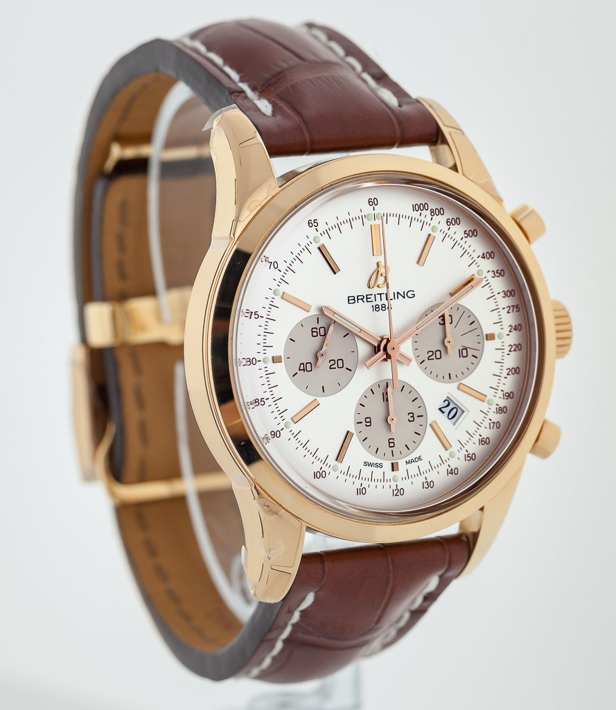 RB015212/G738-croco-brown-folding Breitling Transocean Chronomatic