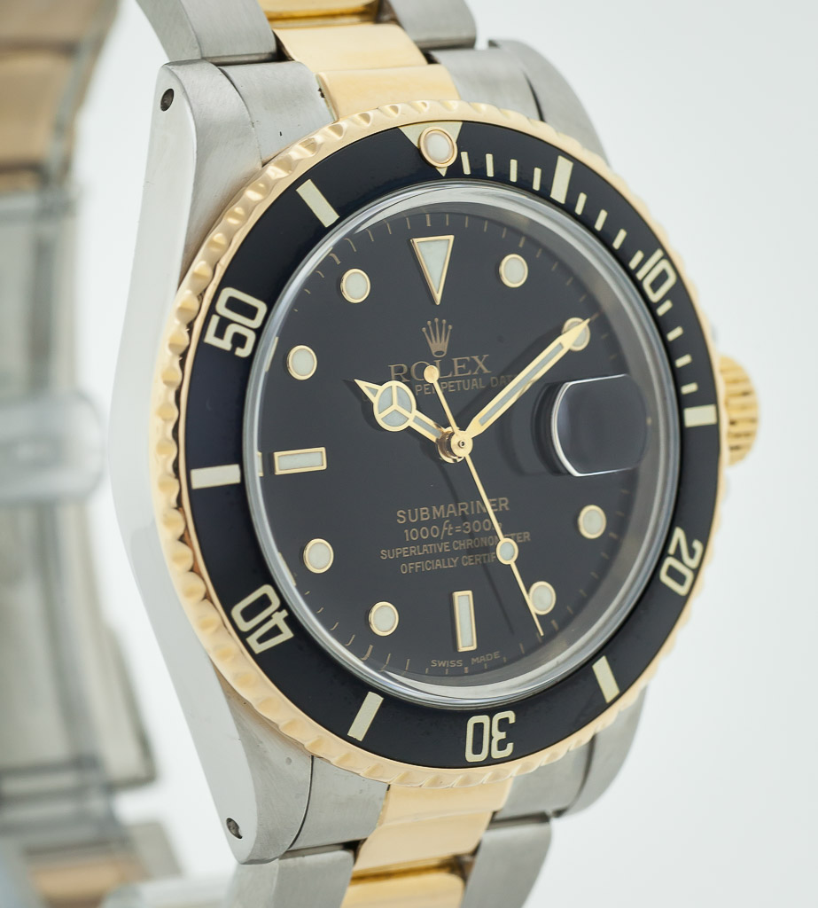 Rolex Submariner, Ref 16803, Stainless Steel & 18K Gold, Men's ...