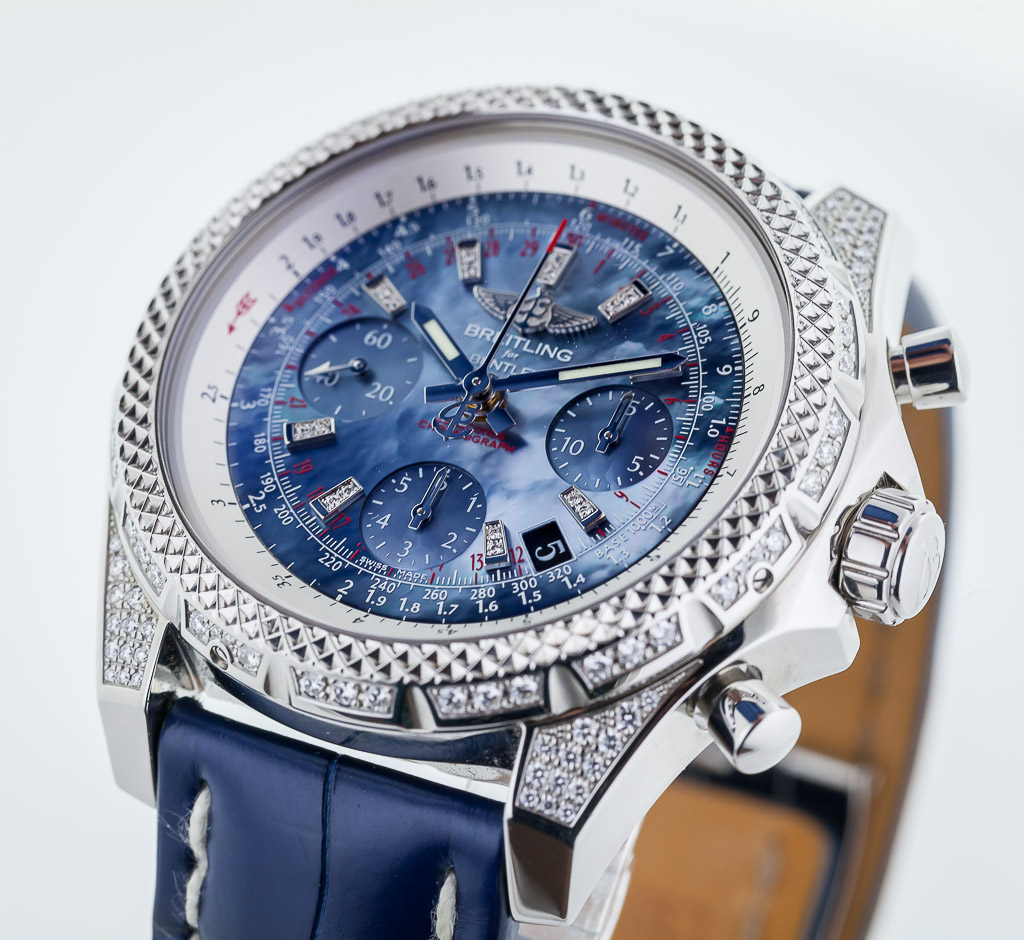 Breitling Bentley B06 S, Mens, Ref AB061263/BE27, Stainless Steel, Blue MOP  Dia Dial and Bezel