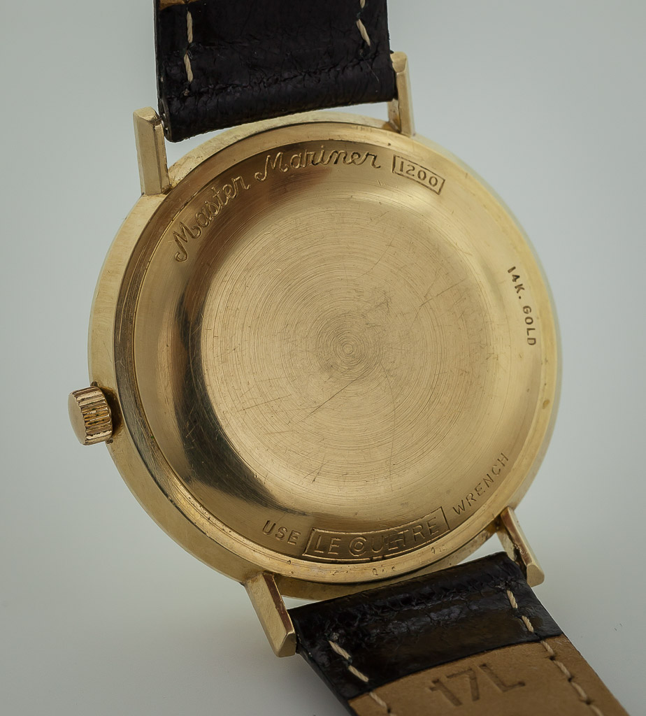 lecoultre 14k gold watch