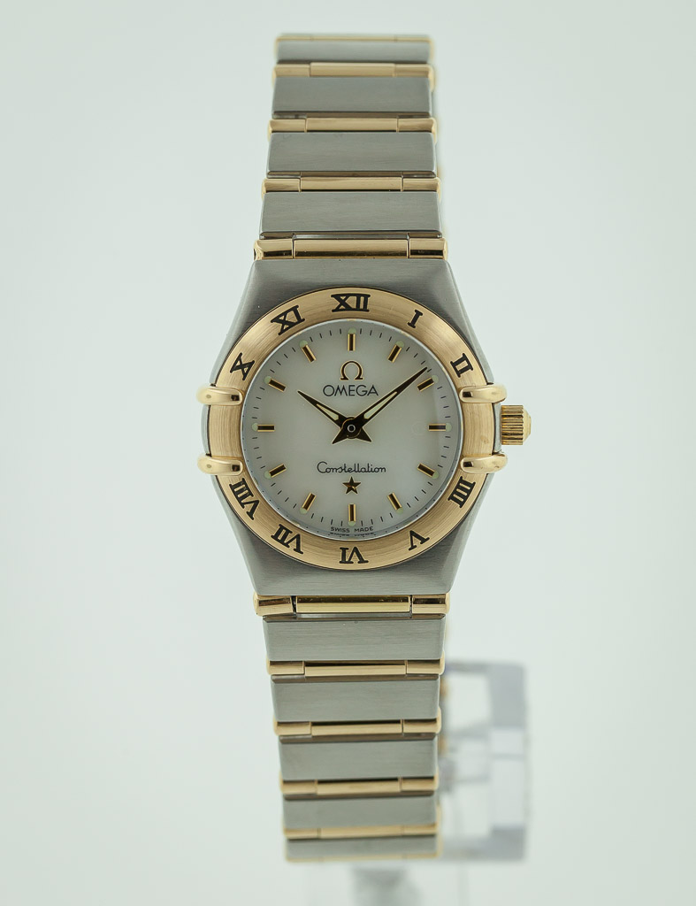 Omega Constellation, Ref 795.1203, Ladies, Steel and 18K Gold, MOP Dial,  Cal 1456, Quartz