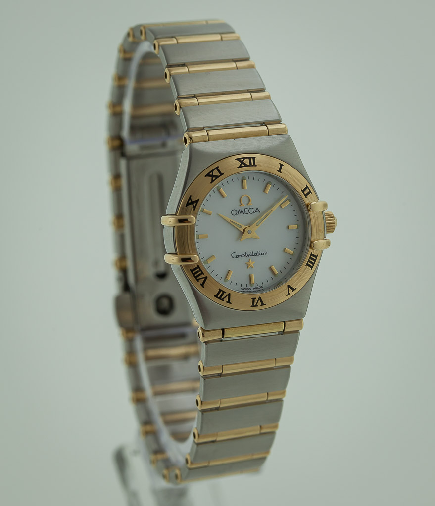 Omega Constellation, Ref 795.1203, Ladies, Steel and 18K Gold, MOP Dial,  Cal 1456, Quartz