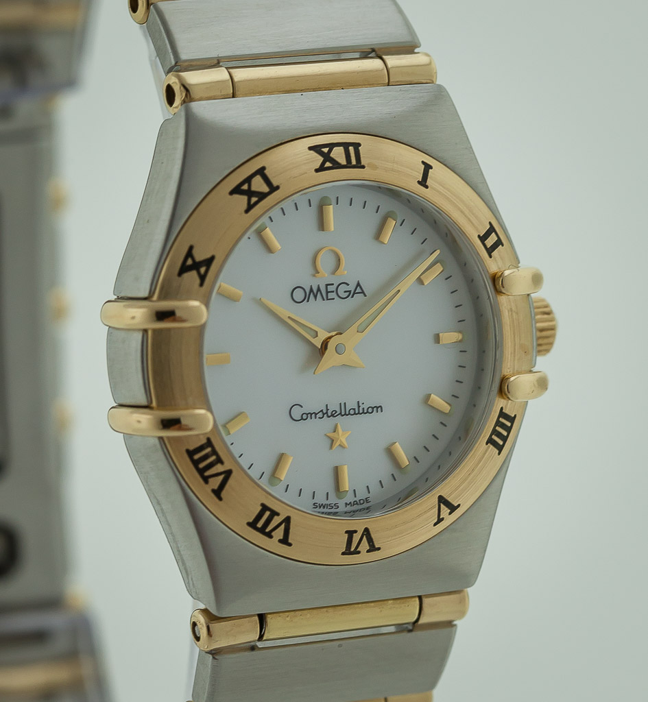 Omega Constellation, Ref 795.1203, Ladies, Steel and 18K Gold, MOP Dial,  Cal 1456, Quartz