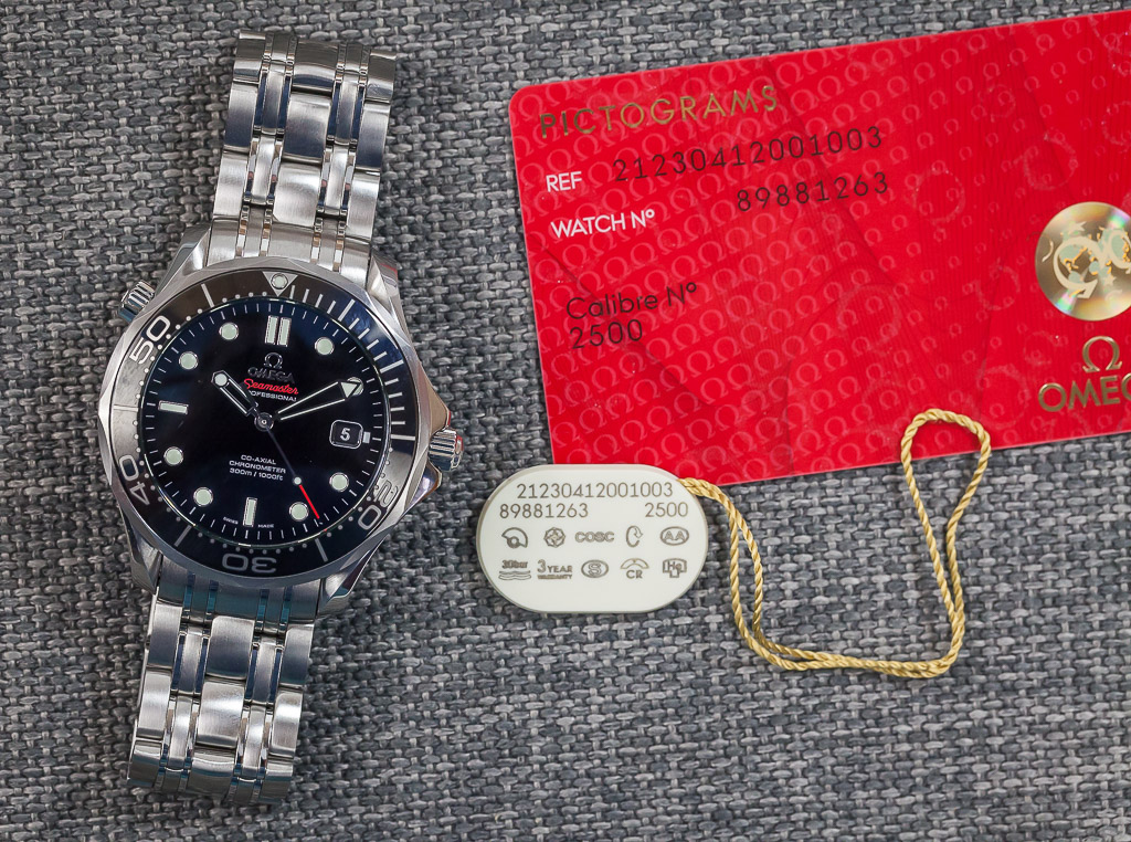 SOLD OUT: Omega Seamaster Blue Ceramic Diver 300M Co-Axial 212.30.41.2