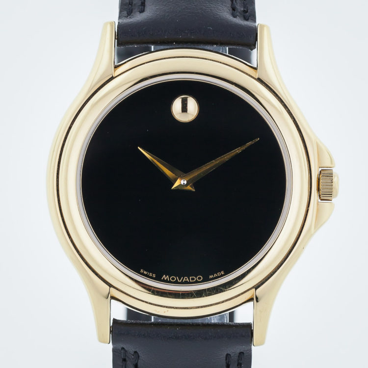 Movado Museum Classic, Ref No 87-E4-0863, Men's, 18K Gold Plated ...