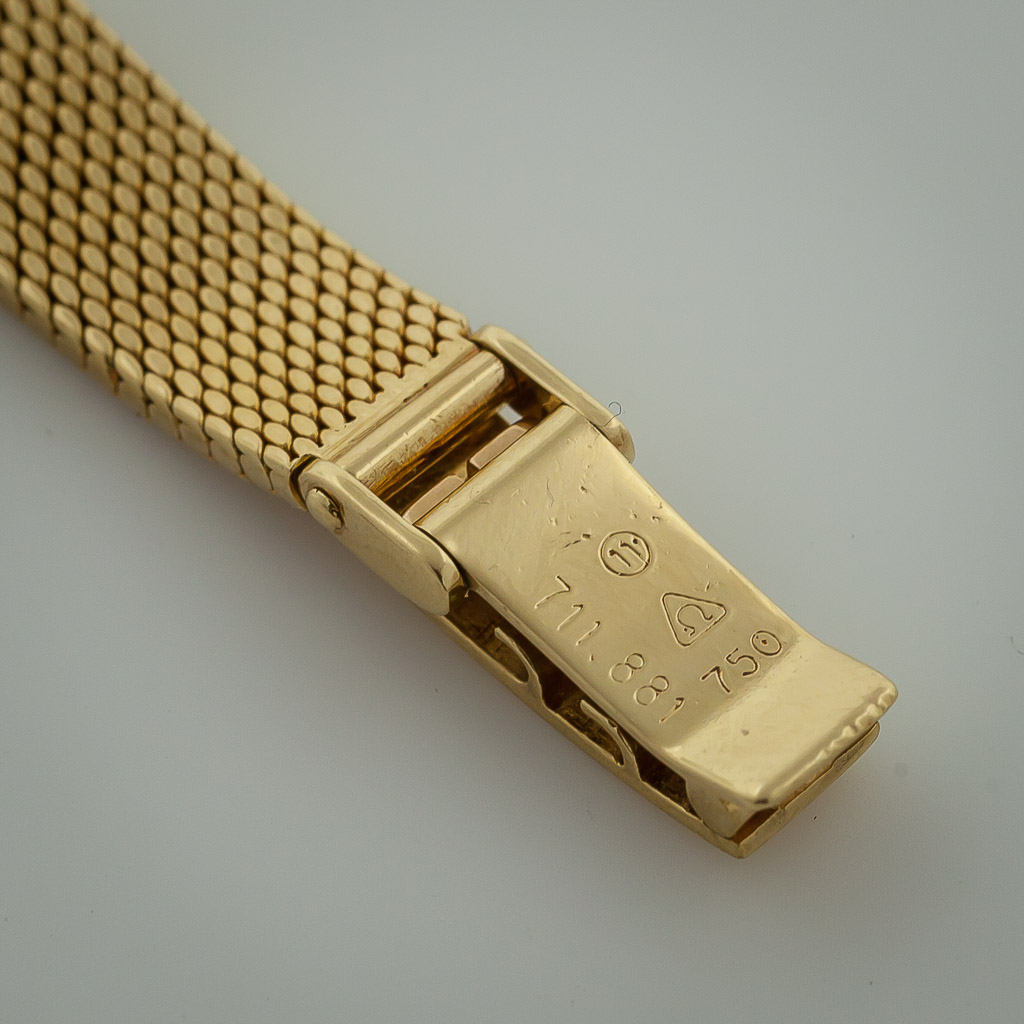 Omega Vintage 18K Yellow Gold Watch, Ladies, Manual, 18K Gold Bracelet ...