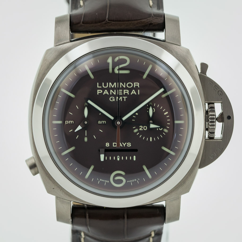 Panerai Luminor 1950 Ref PAM 311 8 Days Chrono Monopulsante GMT