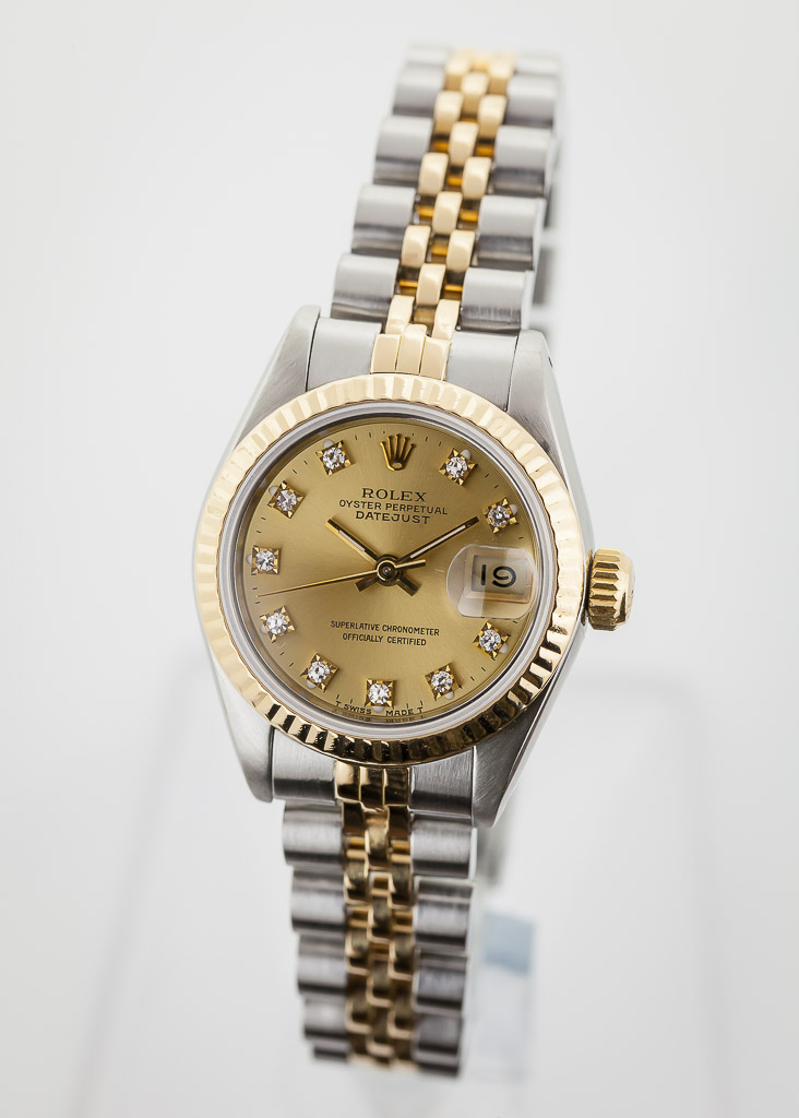 Ladies yellow gold Rolex Oyster Perpetual Datejust #2844