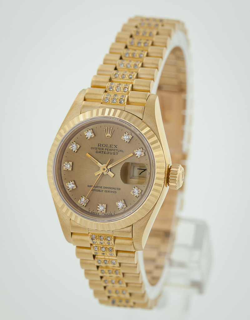 rolex lady datejust president bracelet