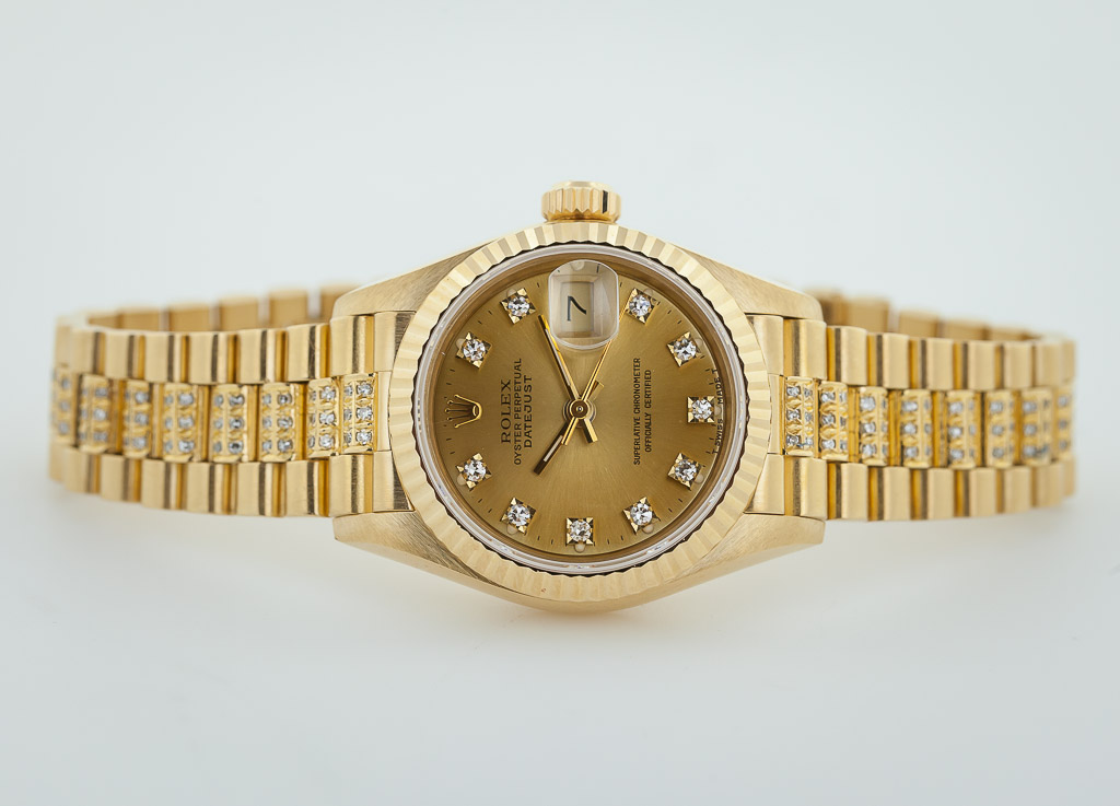 rolex lady datejust president bracelet