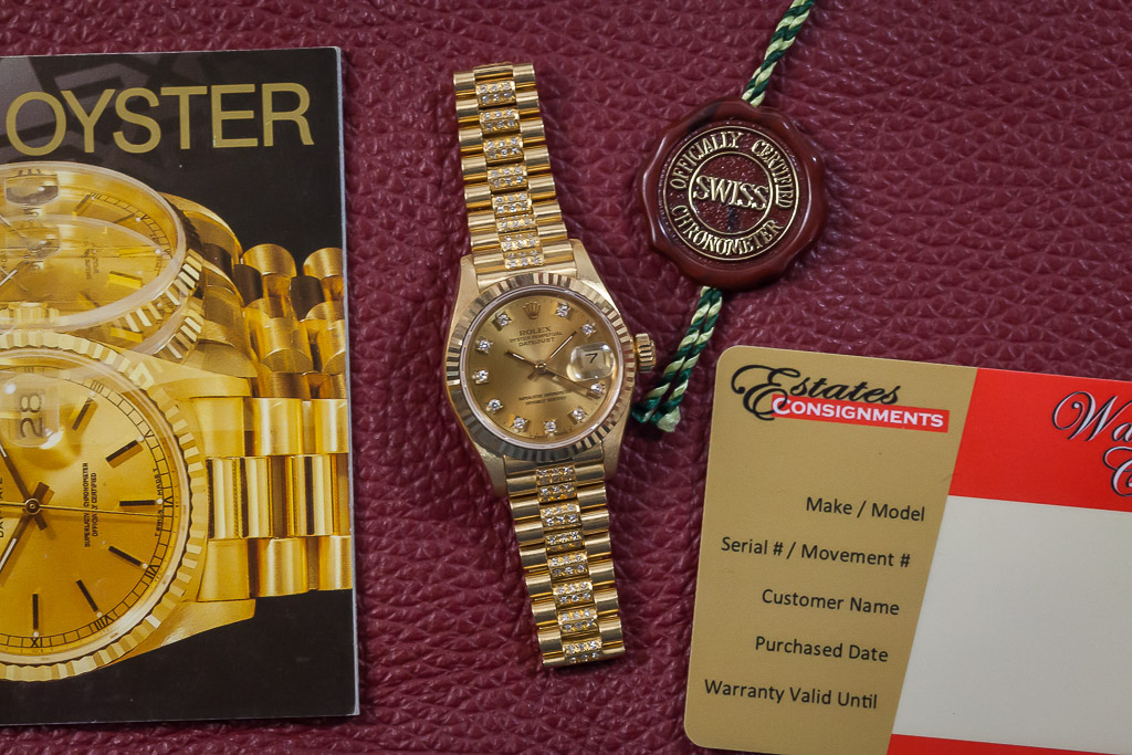 rolex lady datejust president bracelet