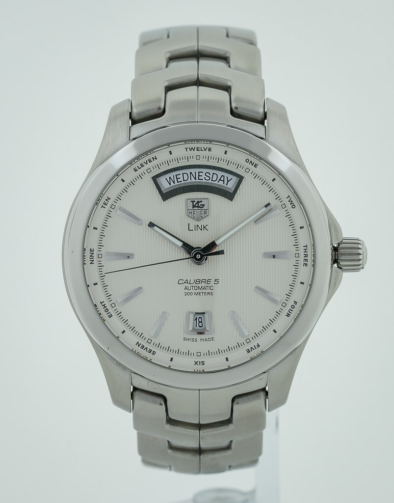 Watch Tag Heuer White in Steel - 35397857