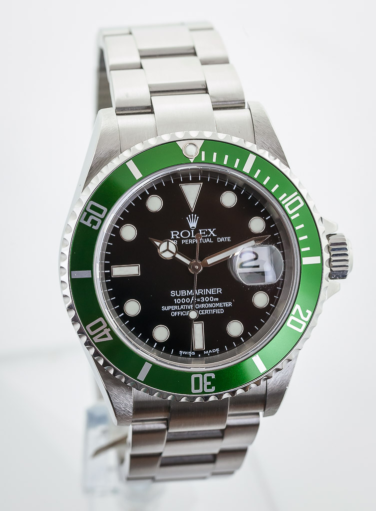 Rolex Submariner Kermit Stainless Steel Green Bezel 50th for $13,700 for  sale from a Seller on Chrono24