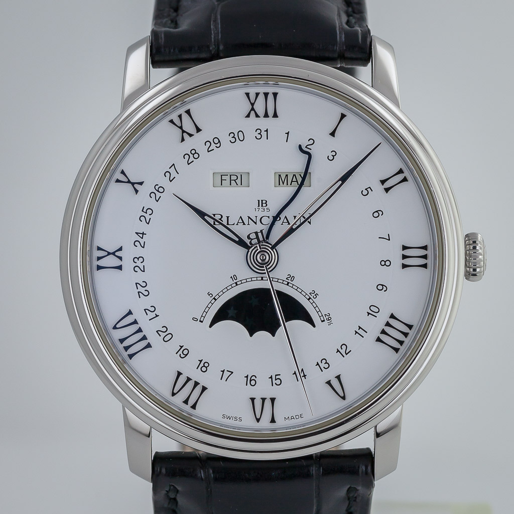 Blancpain Villeret Quanti me Complete Ref 6654 Men s Stainless