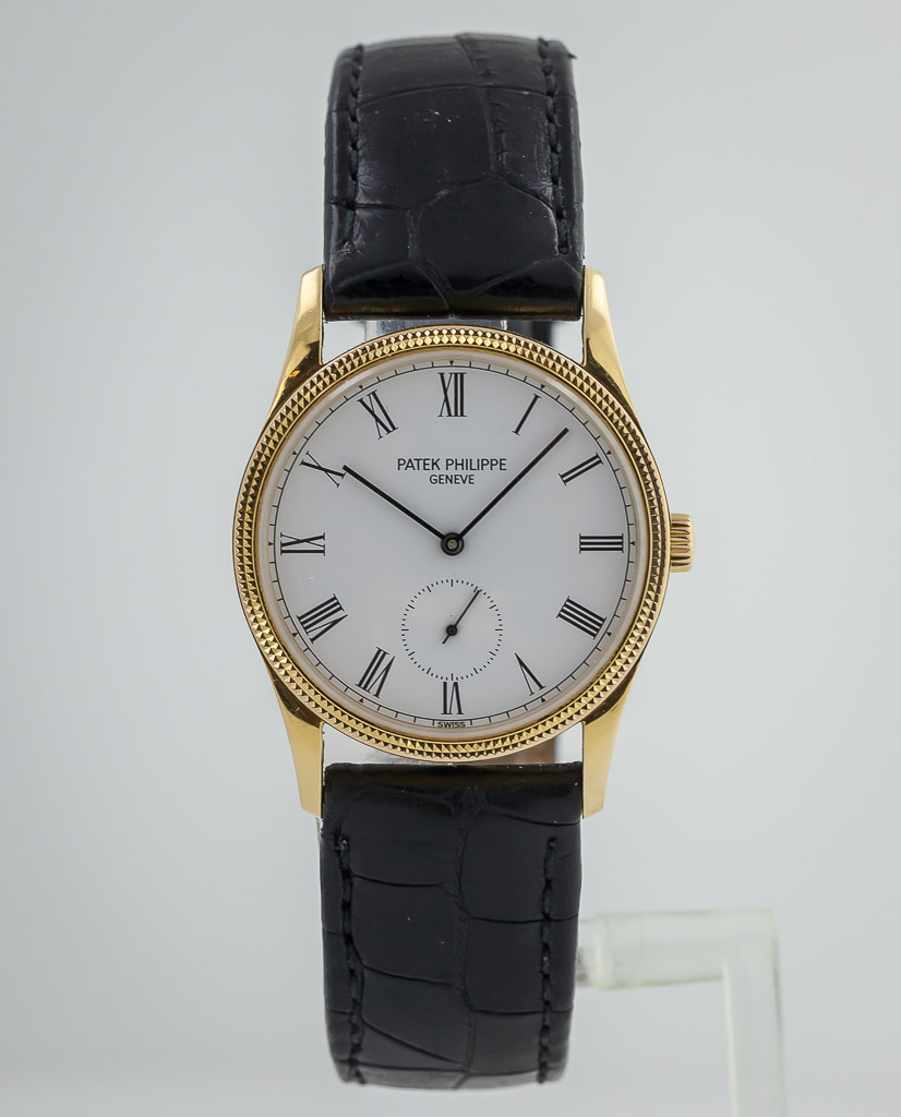 Mens Patek Philippe Calatrava 18k Rose Gold Vintage Watch 3796 PRE-OWN –  Global Timez