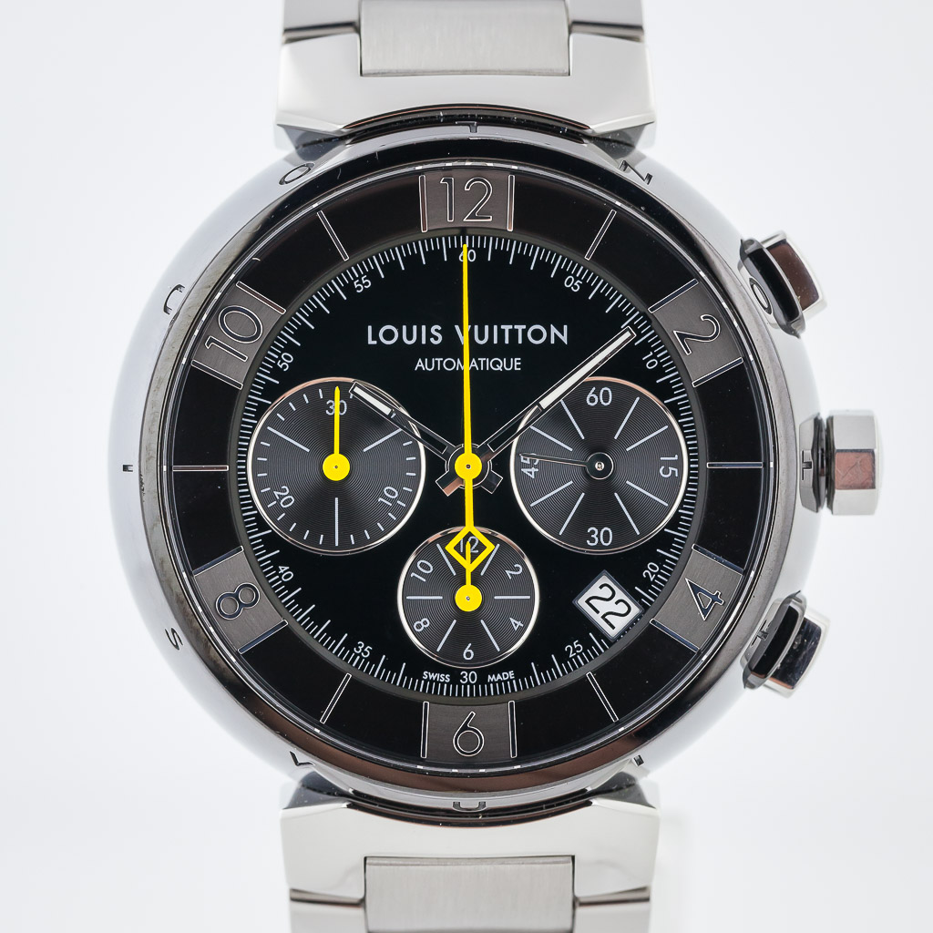 Louis Vuitton Tambour Chronograph Automatic // Q1122 // 104550