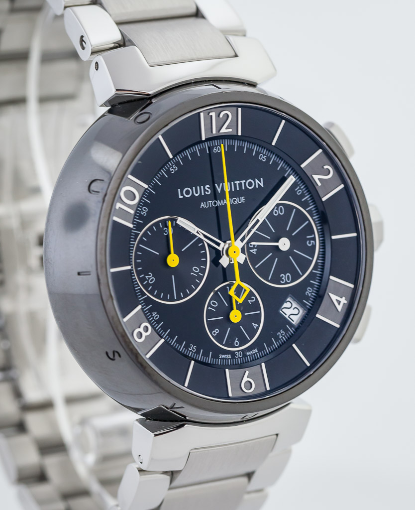Tambour Chronograph Automatique - Louis Vuitton - Verkaufte Uhren -  Juwelier Burger