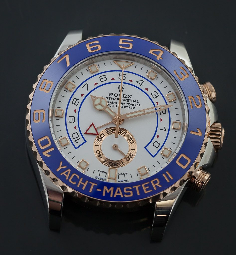 Rolex Yacht-Master II 44mm 116681 Steel & Everose Gold Blue Ceramic Be –