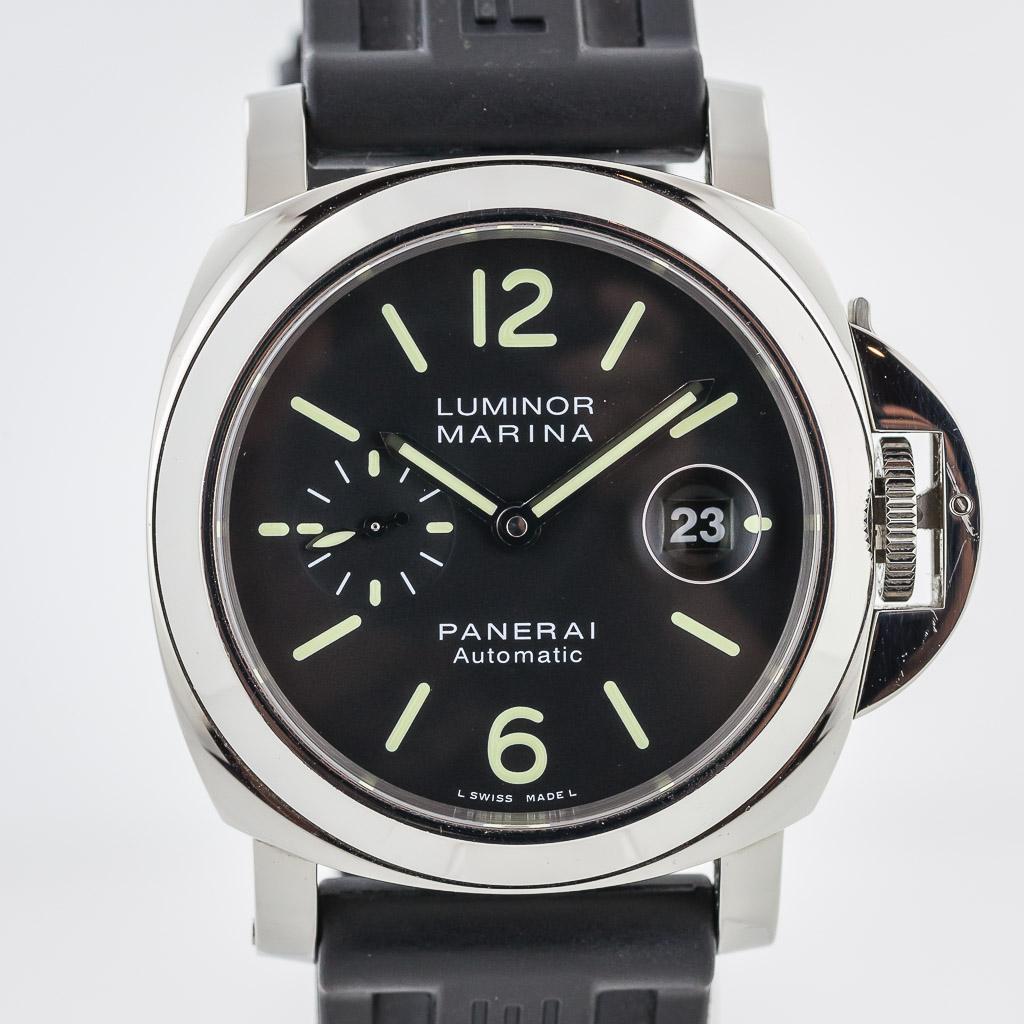 Panerai Luminor Marina PAM 104 Men s Stainless Steel Black