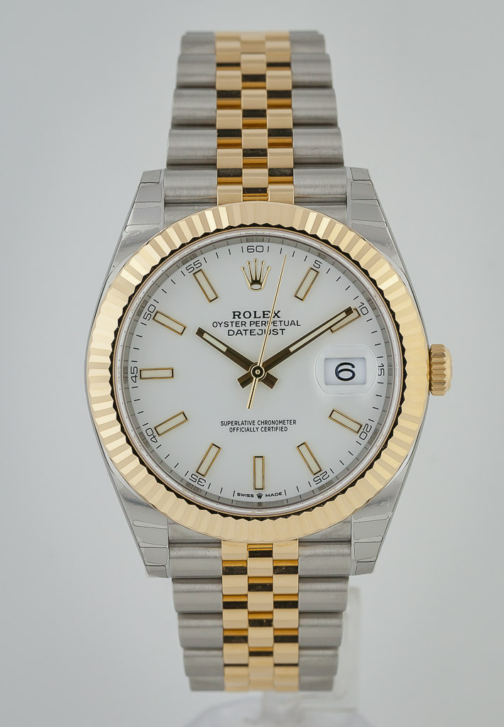 steel and gold rolex datejust