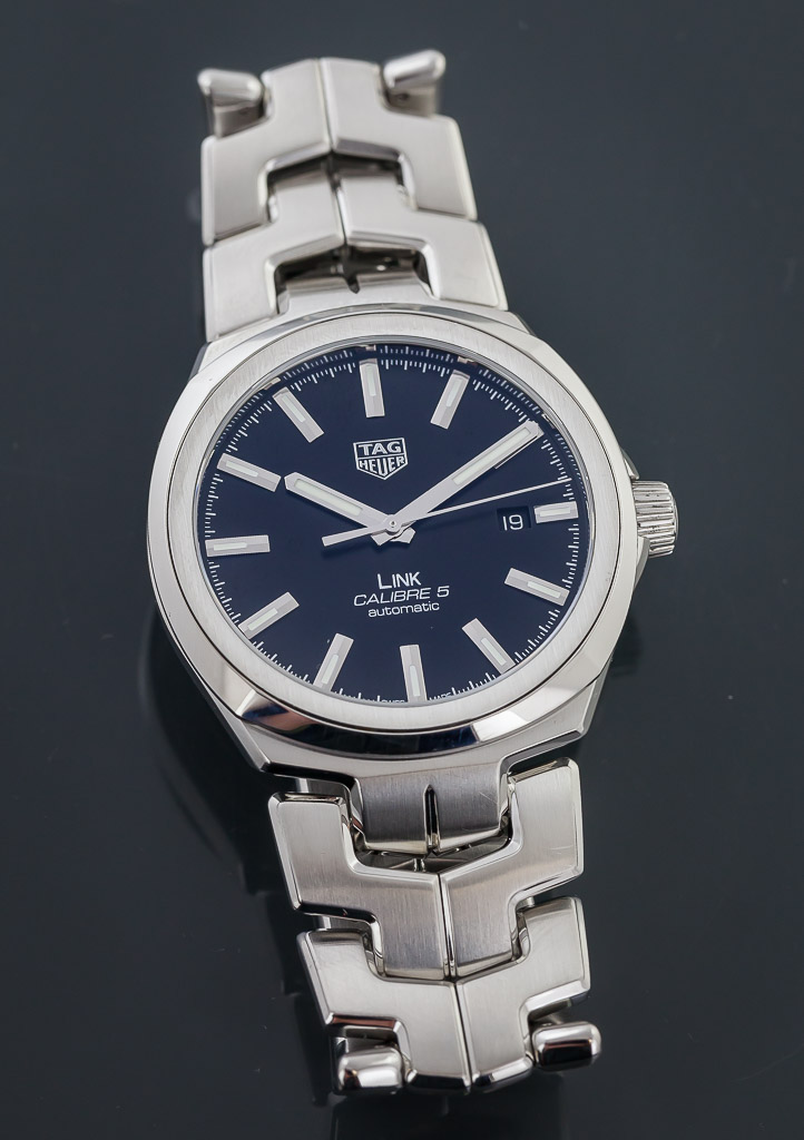 Tag Heuer Link Automatic Ref WBC2110 Calibre 5 Men s Stainless Steel Black Dial 2019