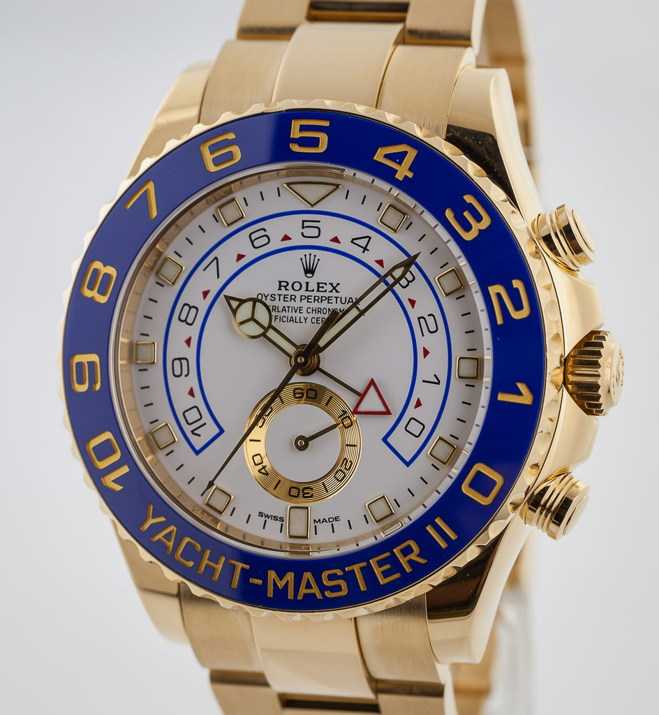 ROLEX YACHT-MASTER II 116688 18ct YELLOW GOLD - Carr Watches