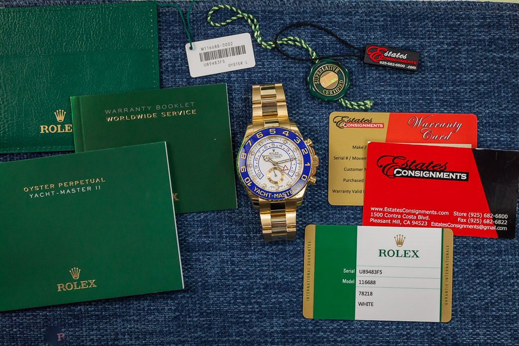 Rolex Yacht-Master II 44 in 18kt Yellow Gold - M116688-0002