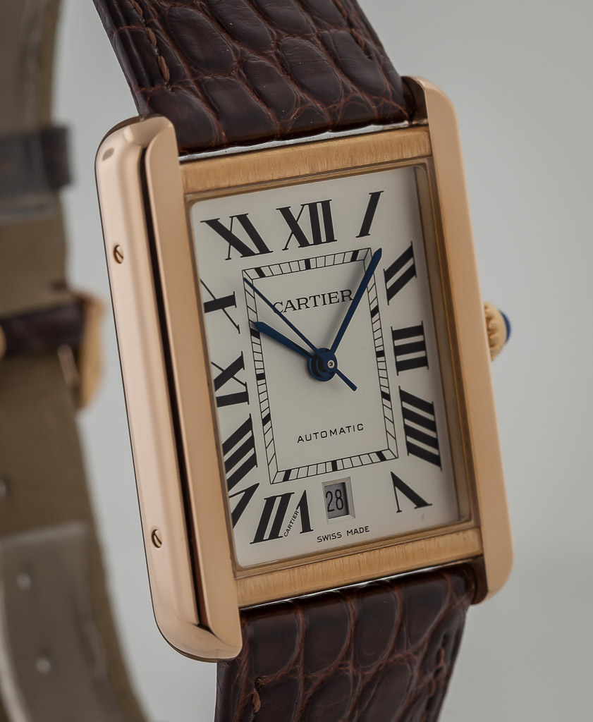 Cartier Tank Solo Extra Large Rose Golde Steel Rose Gold W5200026