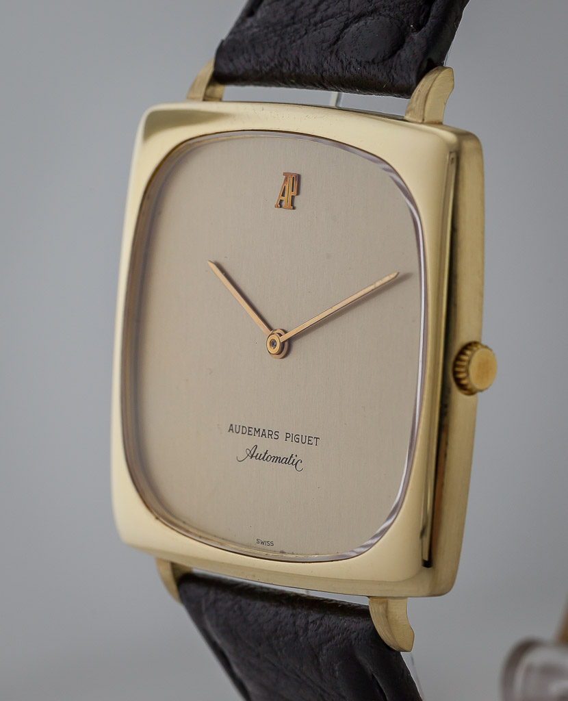 Audemars Piguet Royal Oak Jumbo gold vintage leather watch box 1980s -  222033
