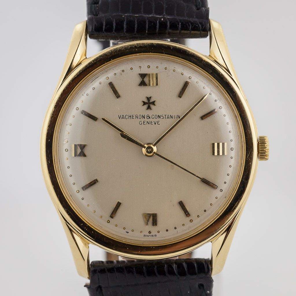 Vacheron Constantin Ref 6134 Men s 18K Yellow Gold Cal 1002 Roman Numerals Leather Band 1956