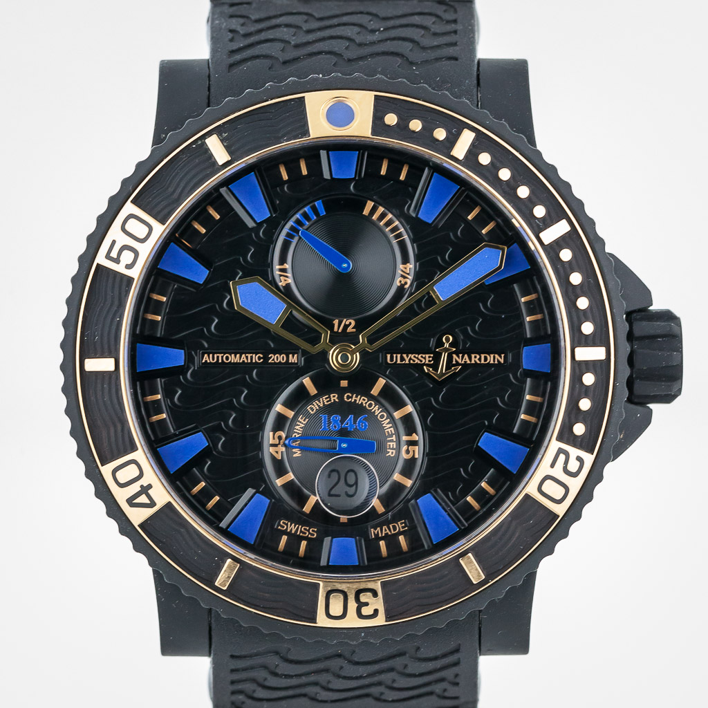 Ulysse Nardin Marine Diver Black Sea Ref 263 92LE 3C Men s