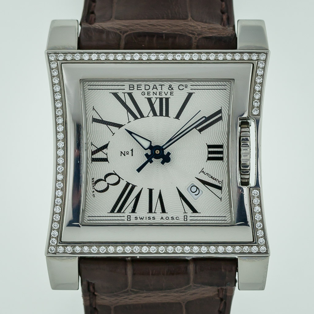 Bedat & Co, No 1, Ref No 114, Ladies, Stainless Steel, Automatic, Diamond  Bezel, Leather Band, 2007