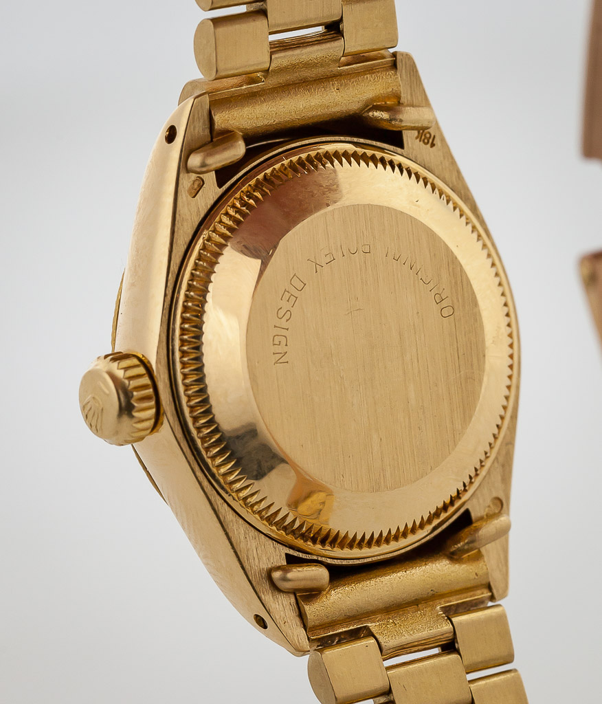 1987 Rolex Ladies Datejust 69278 18k Gold President Automatic Watch Di –  Jewelryauthority