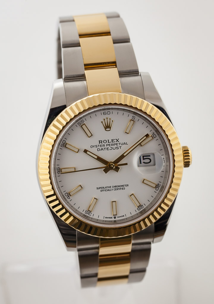 Rolex 41MM Datejust II Watch 18K Gold Stainless Steel Ref 126303 –