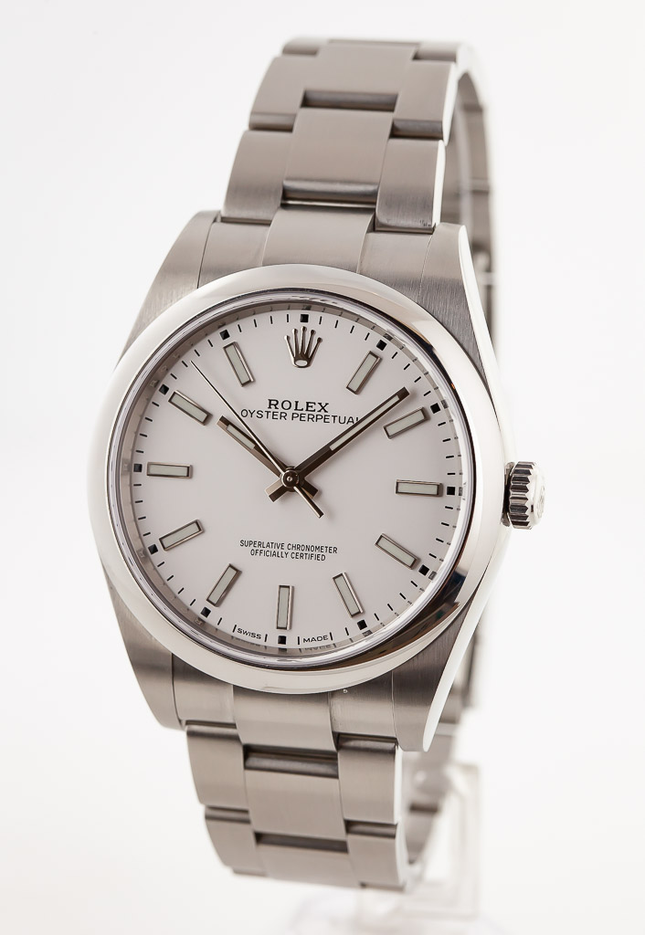 Hands-on) The Rolex Oyster Perpetual 39 - Ref. 114300 - White Dial