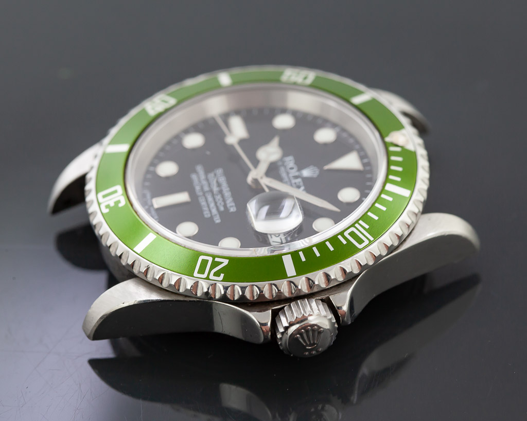 Rolex Submariner Date Kermit Steel Green Bezel Black Dial 40mm Watch B/P V  16610 - Jewels in Time