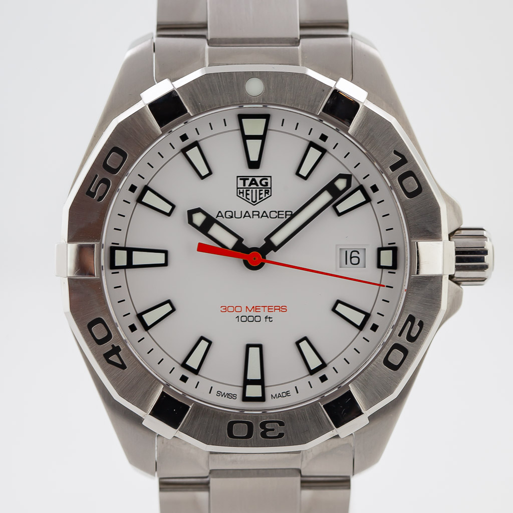 Tag Heuer Aquaracer 300M Ref WBD1111 Men s Stainless Steel White Dial 2022