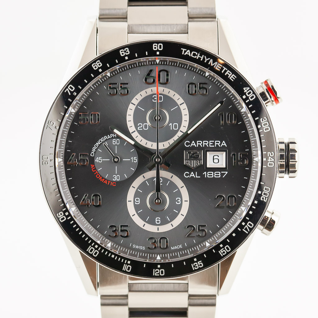 Tag Heuer Carrera Calibre 1887, Ref CAR2A11-2, Men's, Stainless Steel,  Chronograph, 2019